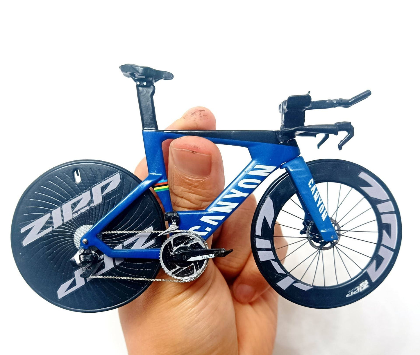 Canyon Aeroad CF SLX CFR Miniaturas Modelo 1:12 Bicicleta de carretera | Regalo MVDP para tu pareja o para ti mismo | Modelo a escala hecho a medida ultrarrealista