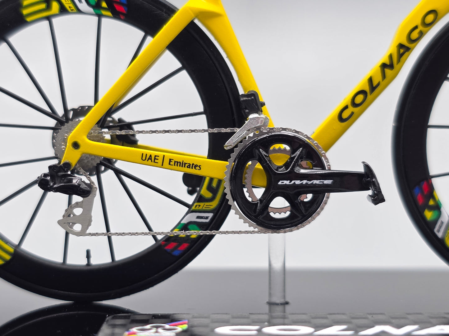 1:18 Colnago Y1Rs Miniatures Model Roadbike Display | Scale Model | Custom-Made Ultra Realistic
