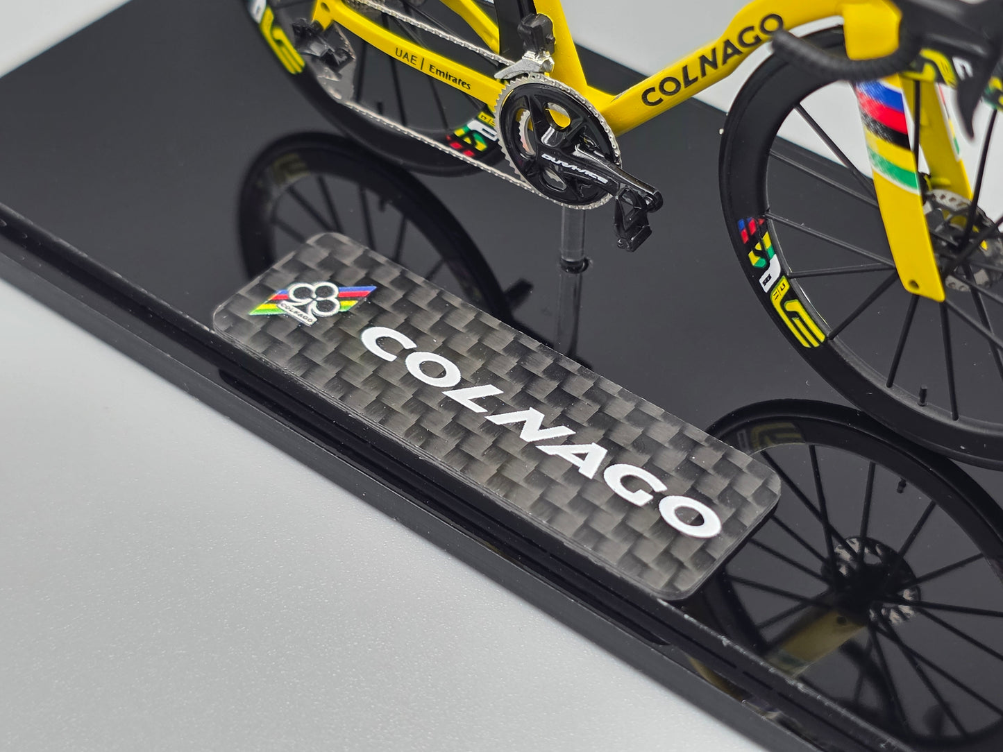1:18 Colnago Y1Rs Miniatures Model Roadbike Display | Scale Model | Custom-Made Ultra Realistic