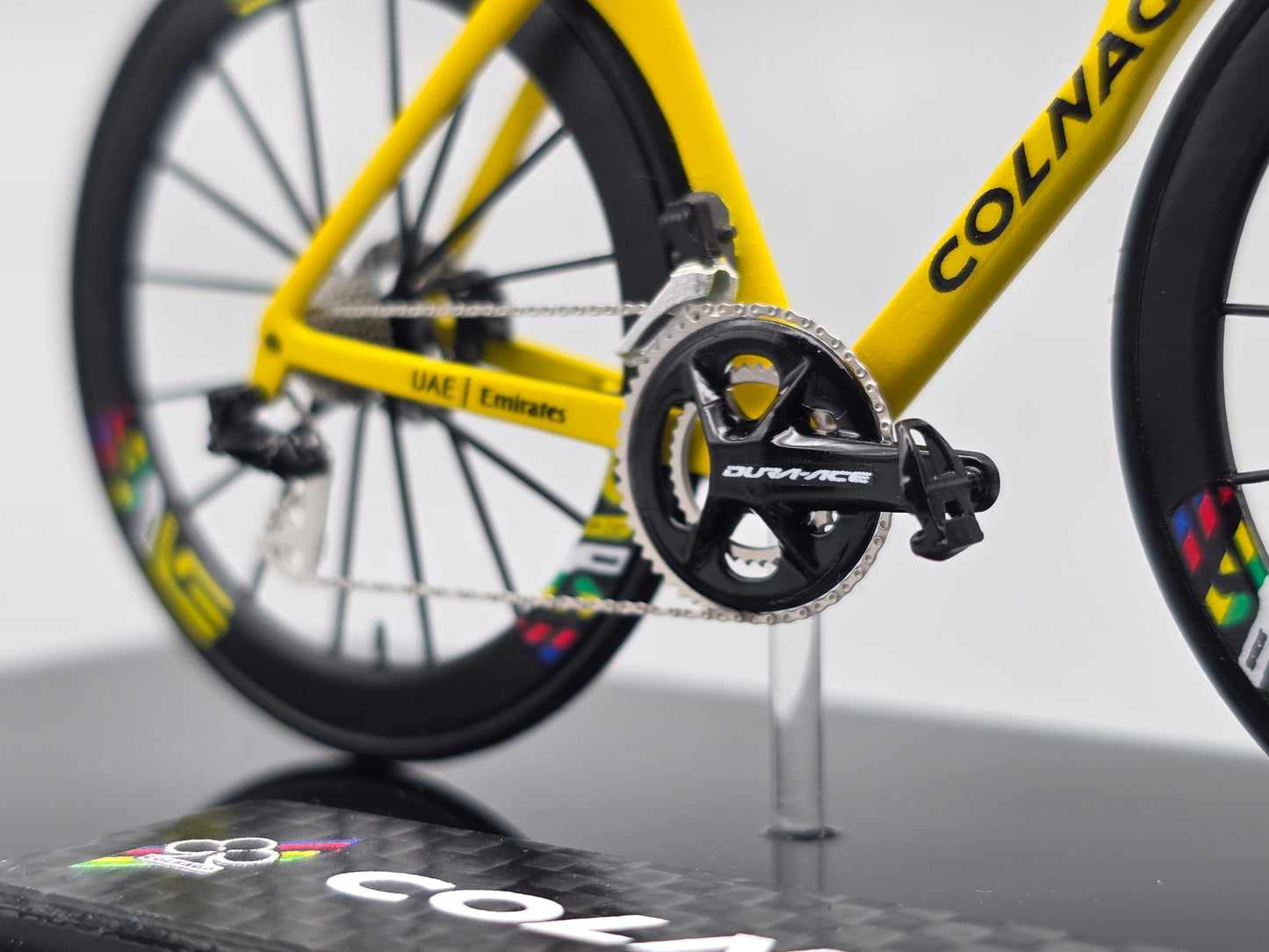 1:18 Colnago Y1Rs Miniatures Model Roadbike Display | Scale Model | Custom-Made Ultra Realistic