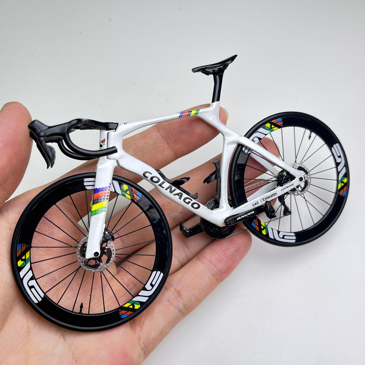 Colnago Y1Rs Pogacar Miniatures Model 1:12 Roadbike | Scale Model | Custom-Made Ultra Realistic