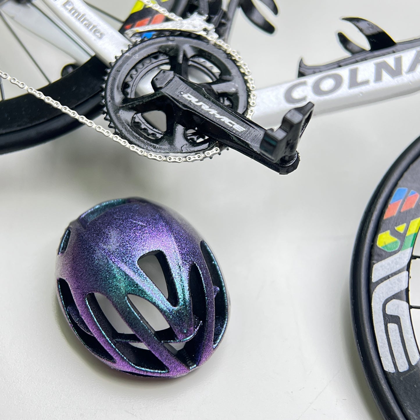 Colnago Y1Rs Pogacar Miniatures Model 1:12 Roadbike | Scale Model | Custom-Made Ultra Realistic