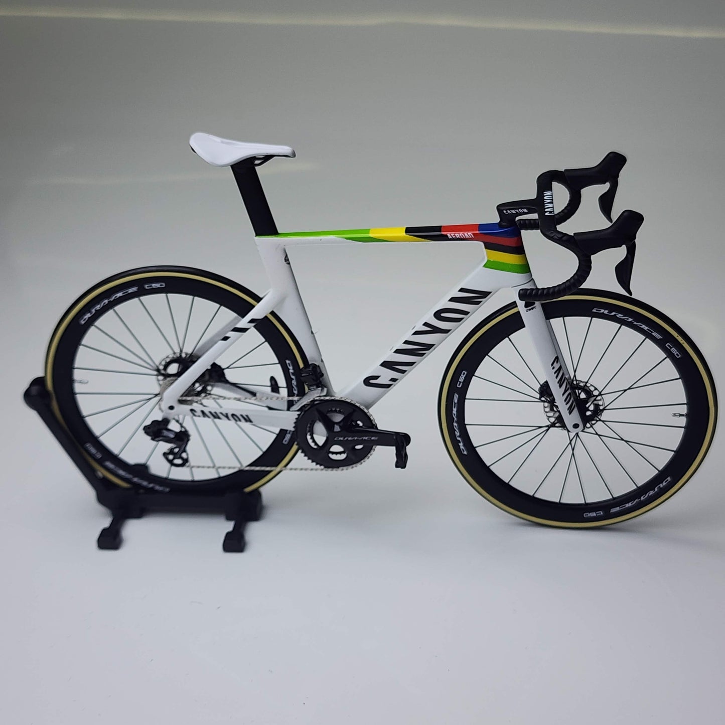 Canyon Aeroad CF SLX CFR 미니어처 모델 1:12 로드바이크 | 친구나 자신을 위한 MVDP 선물 | 축소 모형 맞춤형 초현실적