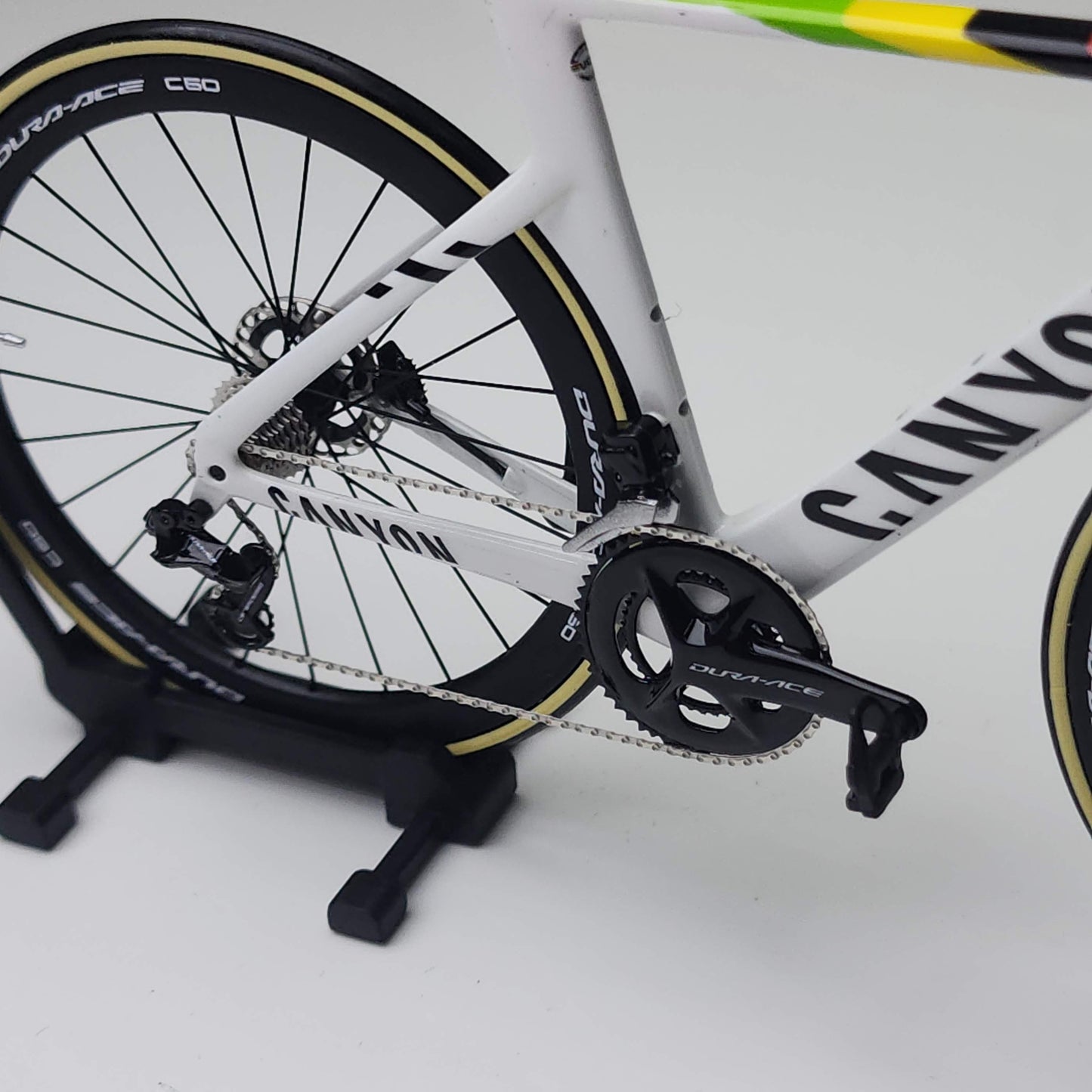 Canyon Aeroad CF SLX CFR 미니어처 모델 1:12 로드바이크 | 친구나 자신을 위한 MVDP 선물 | 축소 모형 맞춤형 초현실적