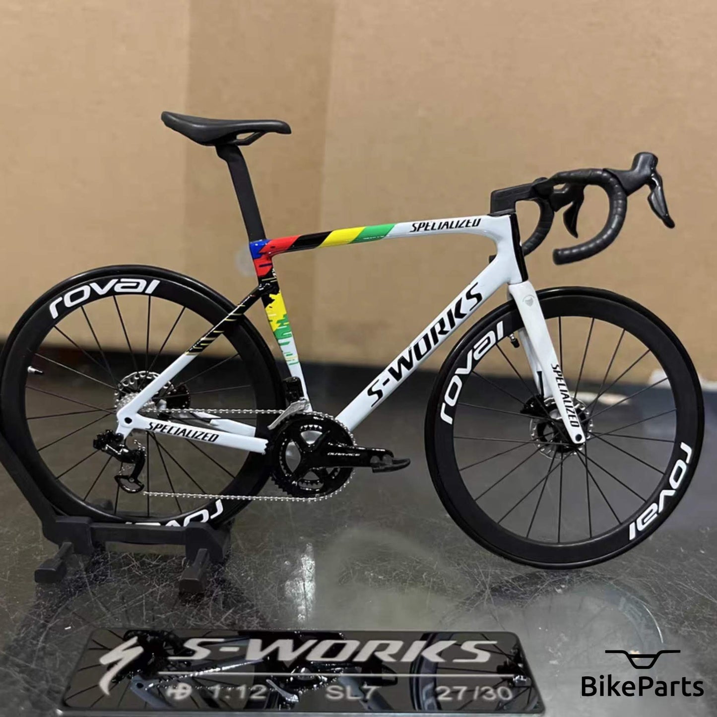 Specialized Miniatures Model 1:12 Sworks SL7 SL8 Venge Aethos Roadbike | Present till din kompis eller dig själv Skalmodell