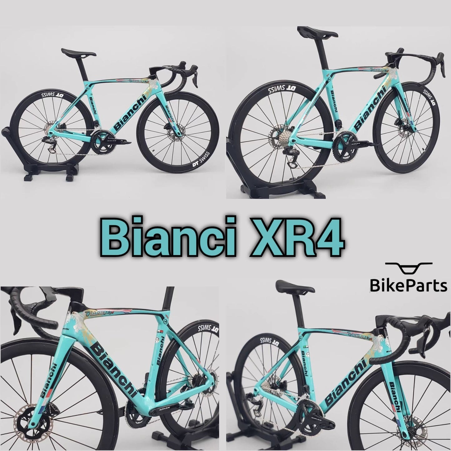 Bianchi Oltre XR4 Specialissima Miniaturas Modelo 1:12 Bicicleta de Carretera | Regalo para tu pareja o para ti mismo | Modelo a escala | Ultra realista hecho a medida