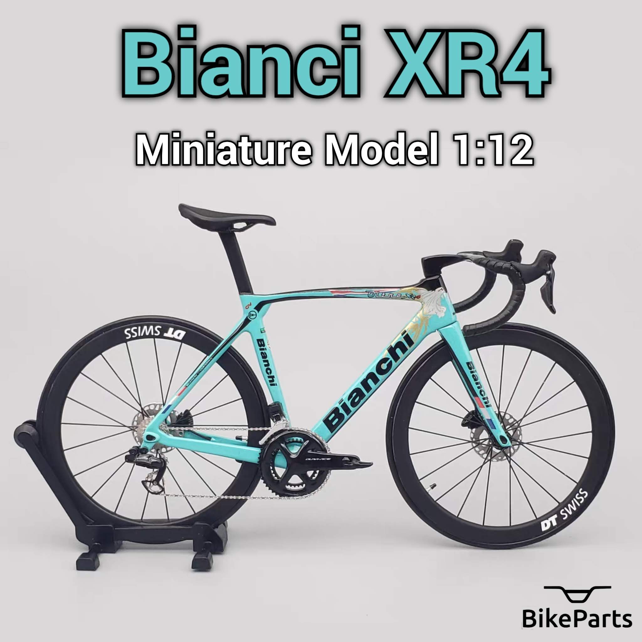 Bianchi Oltre XR4 Specialissima ミニチュア モデル 1:12 ロードバイク |友人や自分自身へのギフト  |スケールモデル |カスタムメイドの超リアル