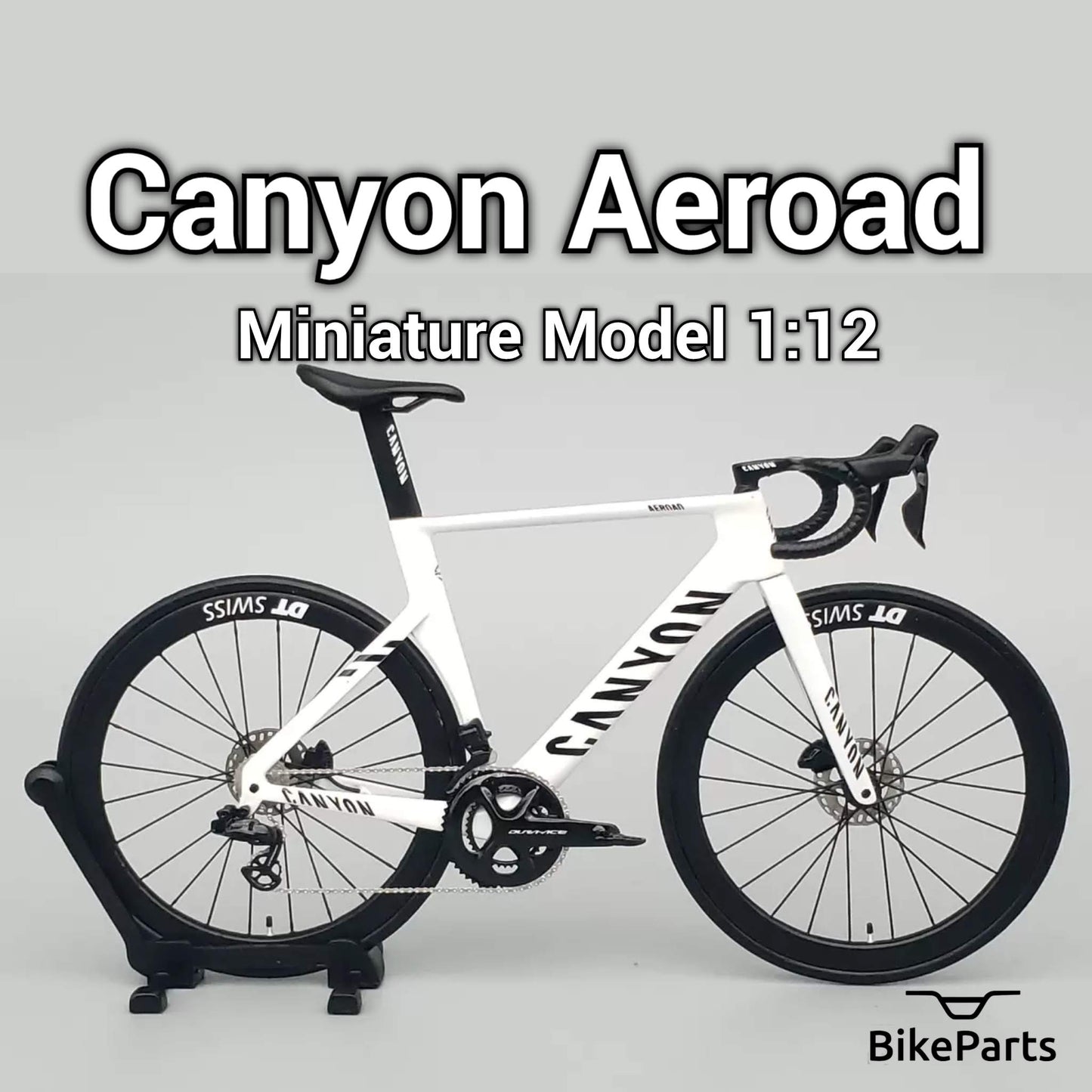 Canyon Aeroad CF SLX CFR Miniaturas Modelo 1:12 Bicicleta de carretera | Regalo MVDP para tu pareja o para ti mismo | Modelo a escala hecho a medida ultrarrealista