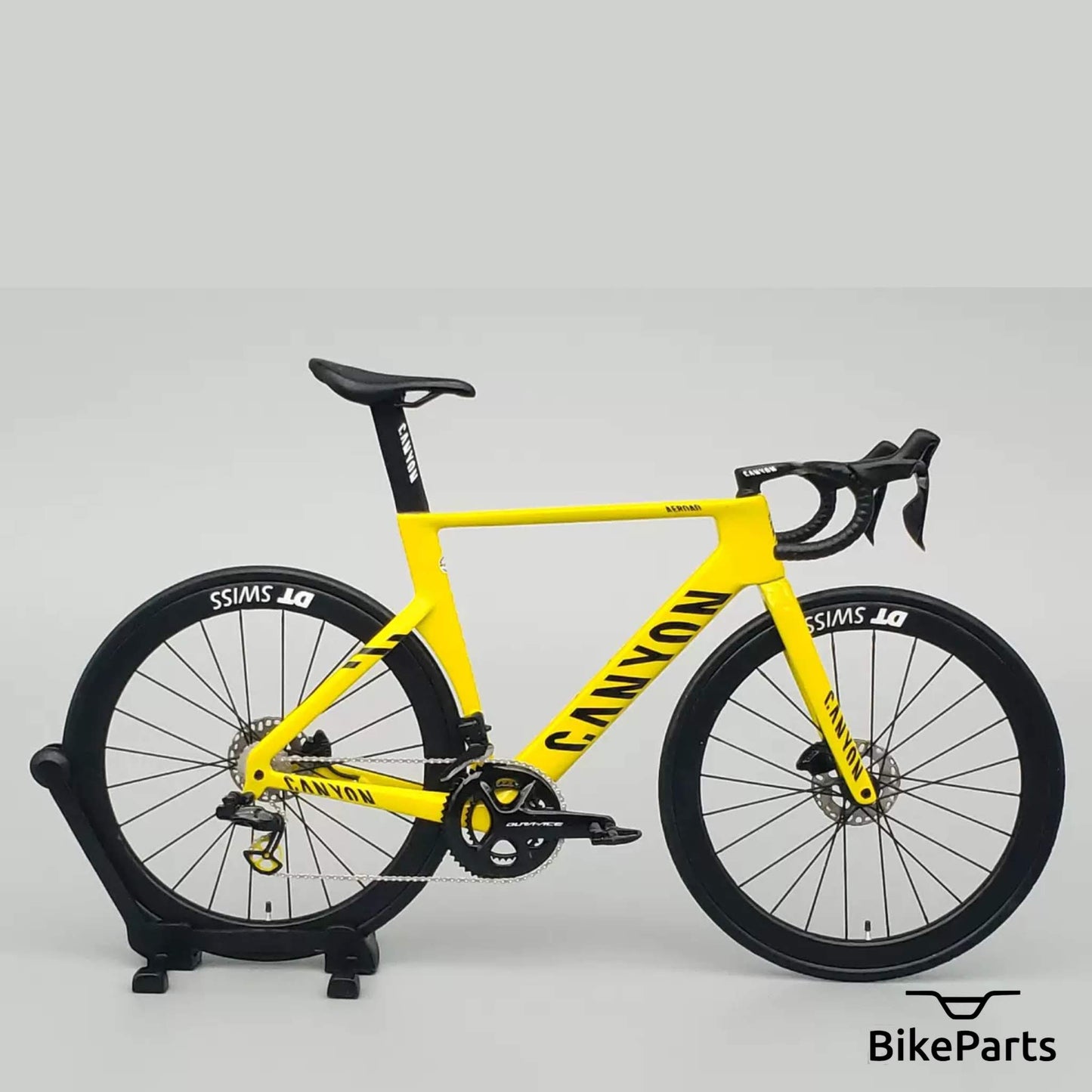 Canyon Aeroad CF SLX CFR Miniaturas Modelo 1:12 Bicicleta de carretera | Regalo MVDP para tu pareja o para ti mismo | Modelo a escala hecho a medida ultrarrealista