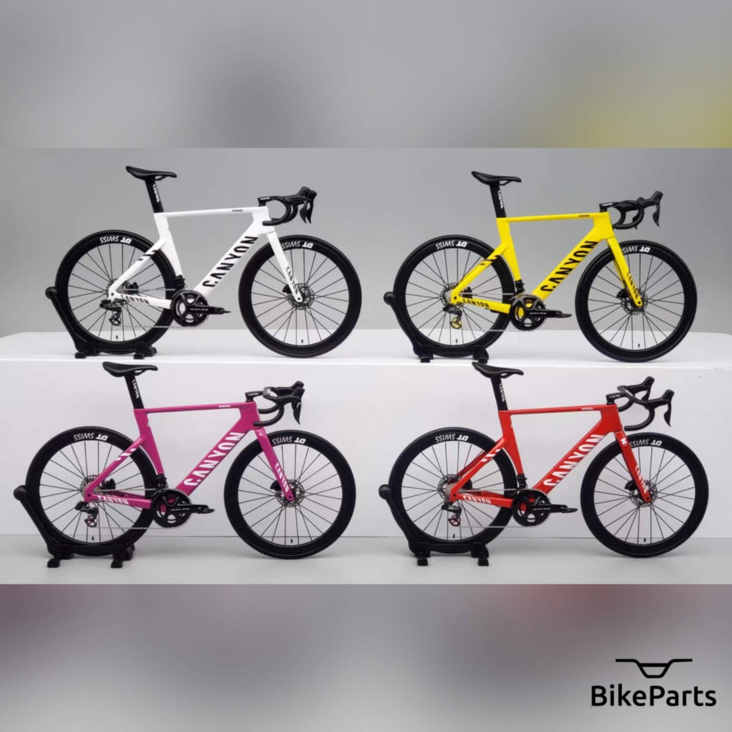 Canyon Aeroad CF SLX CFR Miniaturas Modelo 1:12 Bicicleta de carretera | Regalo MVDP para tu pareja o para ti mismo | Modelo a escala hecho a medida ultrarrealista