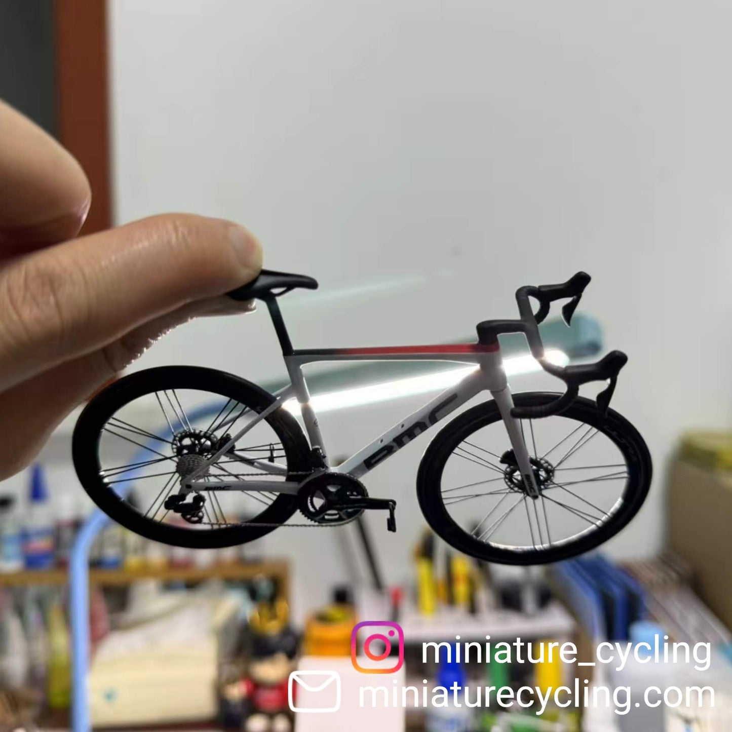 BMC Teammachine SLR 01 1:12 Custom Miniature Scale Model Custom Paint Job
