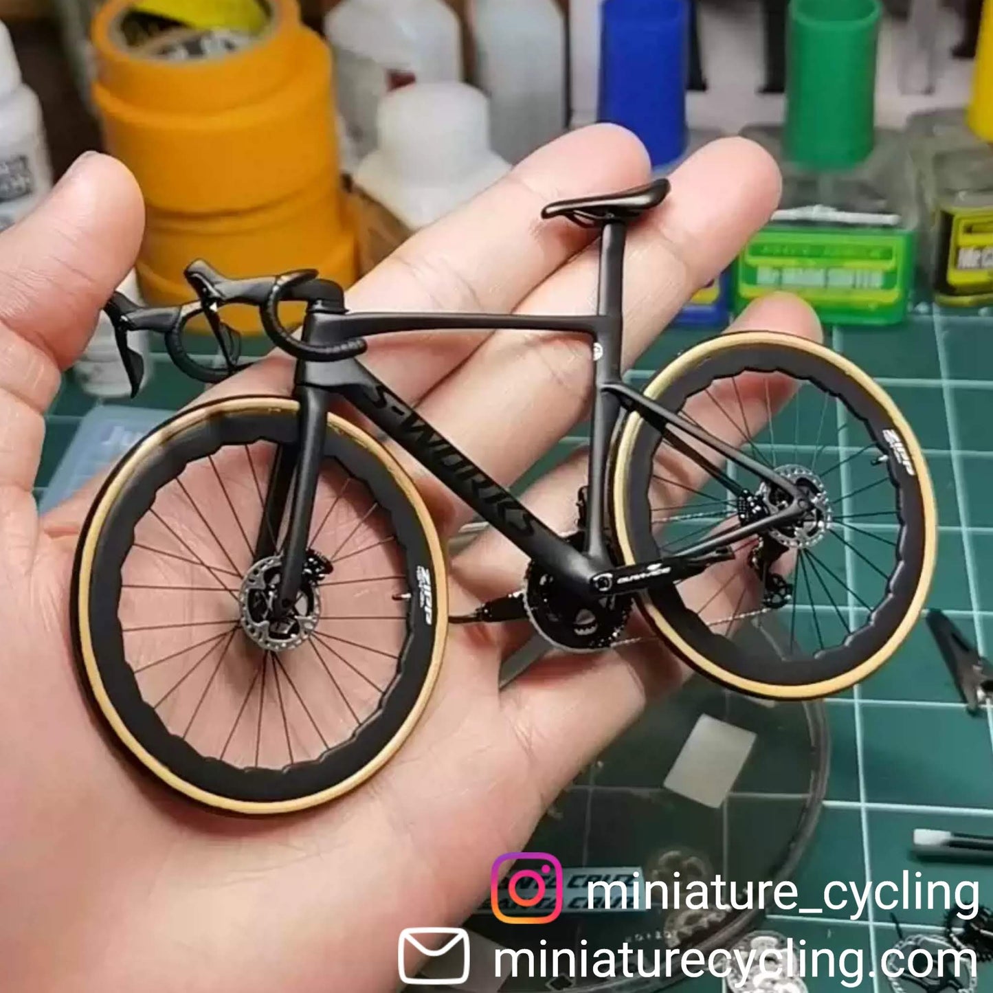 Specialized Venge Disc Miniatures Model 1:12 Sworks Roadbike | Scale Models