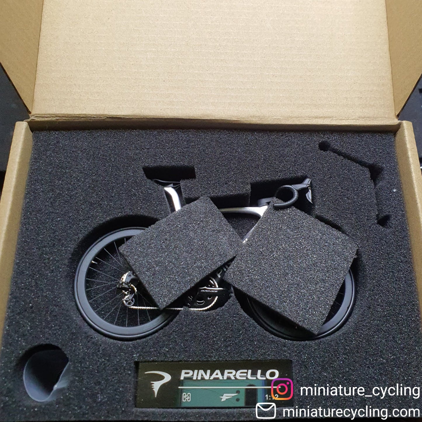 Pinarello Dogma FX F12 F10 F8 miniatuurmodel 1:12 racefiets | Cadeau voor je partner of jezelf | Schaalmodel | Op maat gemaakt miniatuurmodel