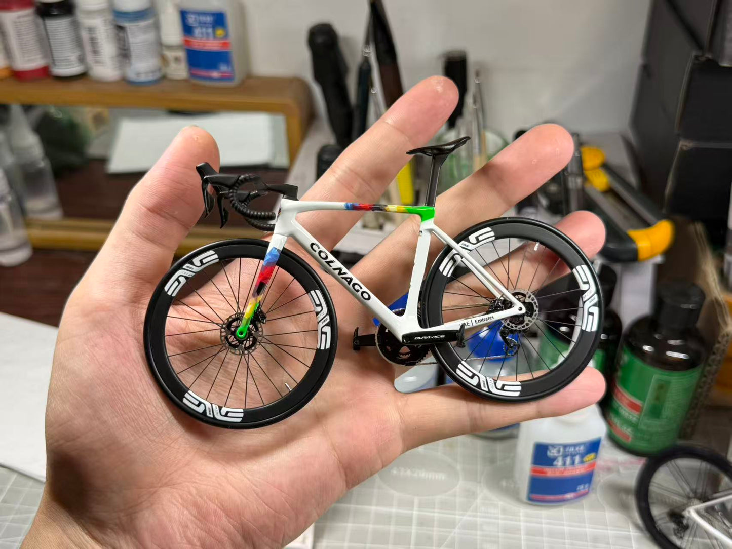 Colnago V5RS V4Rs Miniature Model 1:12 Ultra Realistic |Scale Models
