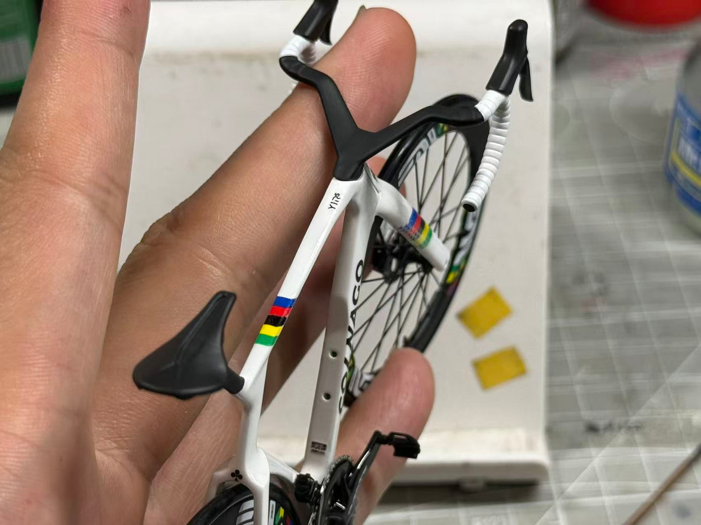 Bianchi Oltre XR4 Specialissima 미니어처 모델 1:12 로드바이크 | 친구나 자신을 위한 선물 | 스케일 모델 | 맞춤형 초현실적